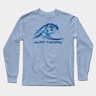 Surf Fishing Wave Long Sleeve T-Shirt